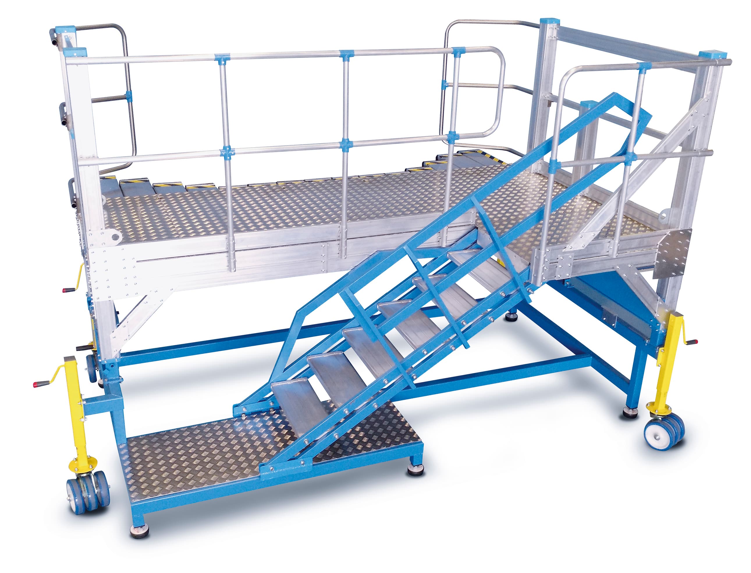 Arbetsplattform i industrimiljö