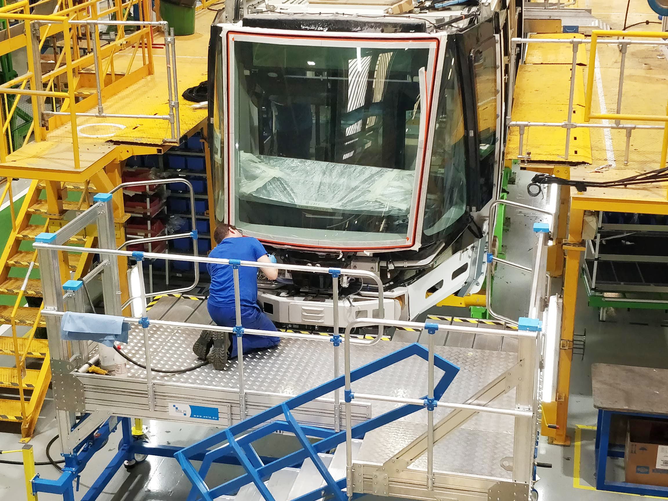 Plattformsstege i aluminium