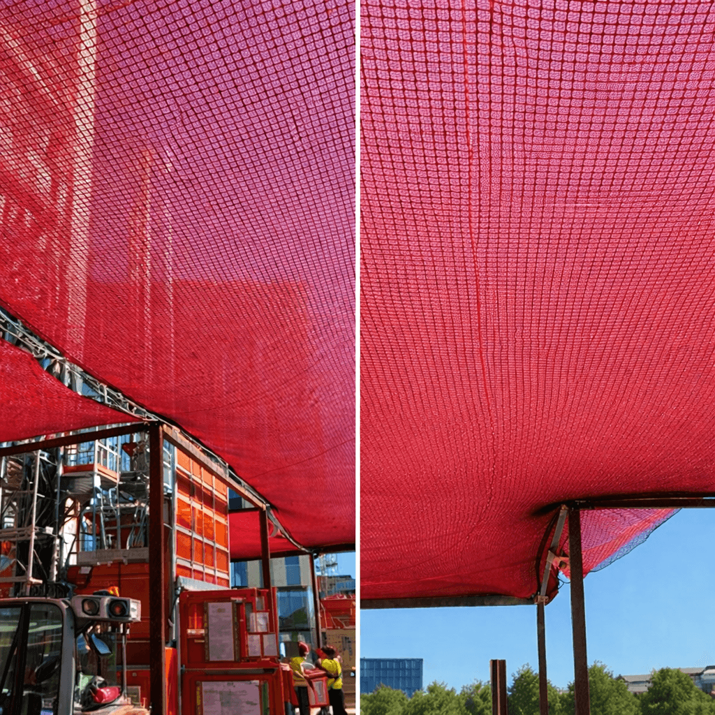 Skyddsnät för fallande föremål